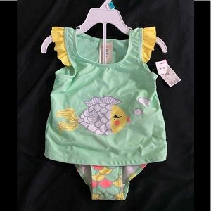 New with tags Wonderkids 2 piece bathing suit